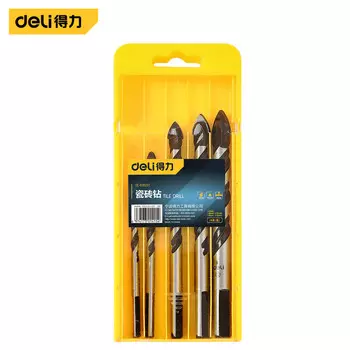Набор сверл для плитки Deli из 5 предметов, ручная электрическая дрель, многофункциональное сверло для стеклокерамики DL-B5125T