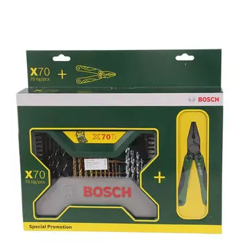 Набор сверл и плоскогубцы Bosch