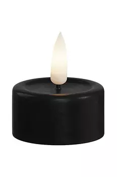 Набор светодиодных свечей Deluxe Homeart 4,1 x 4,5 см, 2 шт, черный