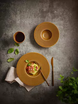 Набор тарелок 4 шт Mser, коричневый