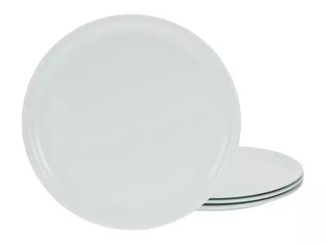 Набор тарелок для пиццы 4 шт Creatable, белый
