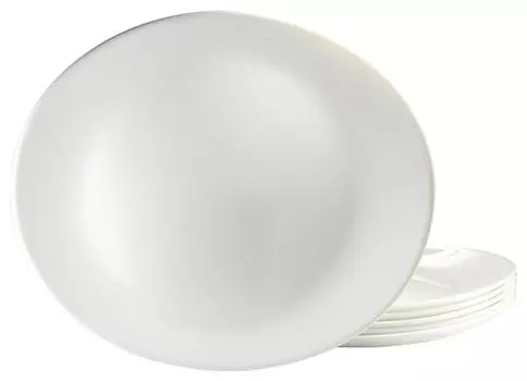 Набор тарелок для стейка «вечеринка» 6 шт Creatable, белый