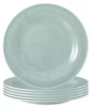 Набор тарелок для завтрака beat colorglaze, 6 шт. Seltmann Weiden, синий