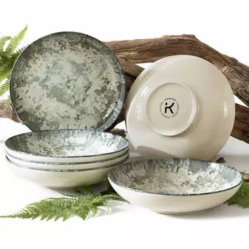 Набор тарелок KONSIMO, 22x4x22 см, крем