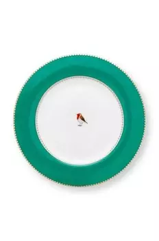 Набор тарелок Love Birds Emerald, 6 шт. Pip Studio, зеленый