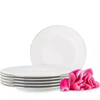 Набор тарелок muscari десертные тарелки 6 шт. Konsimo, желтый