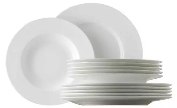 Набор тарелок нефрит 12 шт. Rosenthal, белый