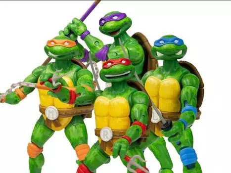 Набор Teenage Mutant Ninja Turtles (Arcade) BST AXN Set of 4 Exclusive Figures The Loyal Subjects