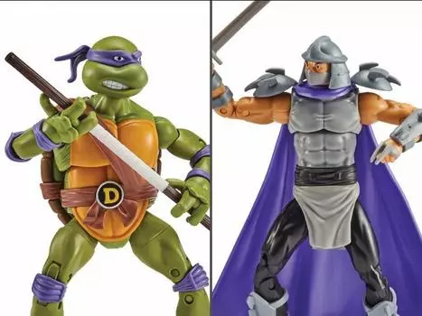 Набор Teenage Mutant Ninja Turtles Classic Donatello Vs. Shredder Two-Pack PLAYMATES
