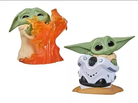 Набор The Mandalorian The Bounty Collection The Child Force Fire & Hiding Moment Two-Pack HASBRO