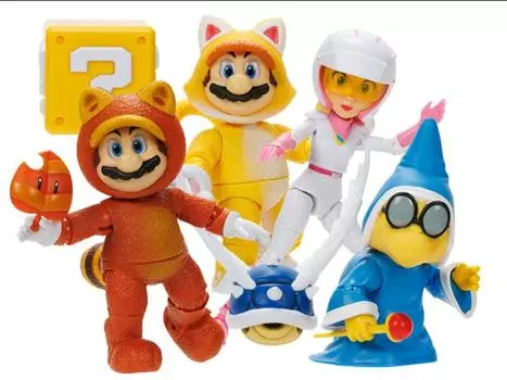 Набор The Super Mario Bros. Movie 5" Wave 2 Set of 4 Figures Jakks Pacific