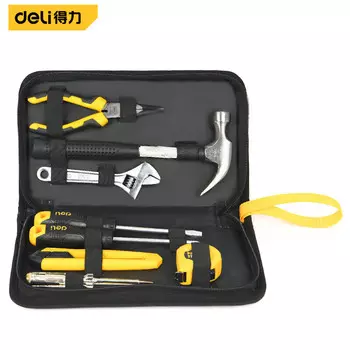 Набор тканевых сумок Deli, набор бытовых инструментов, электрик, деревообрабатывающее ремонтное оборудование, ручные инструменты, набор из 8 предметов DL5908