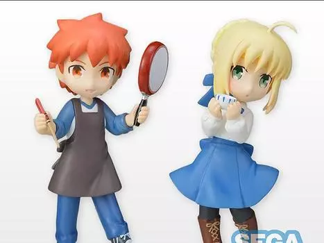 Набор Today's Menu for Emiya Family Shirou Emiya & Saber Set of 2 Mini Display Figures Sega
