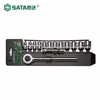 Набор торцевых головок SATA, 14 предметов, серия 10 мм