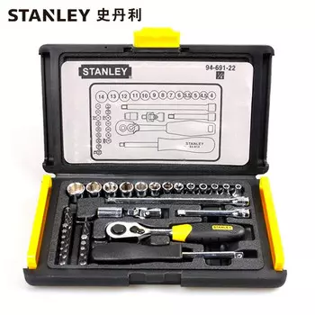 Набор торцевых головок Stanley, 35 предметов, серия 6,3 мм, метрический набор 94-691-22