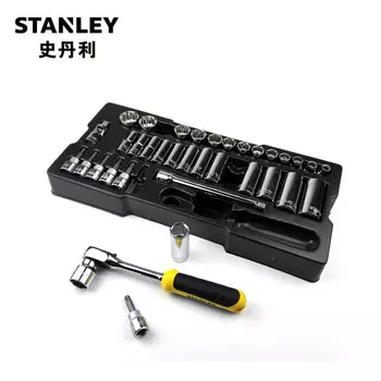Набор торцевых ключей Stanley, 36 предметов, набор лотков для бит с метрическими головками серии 10 мм STMT74174-8-23
