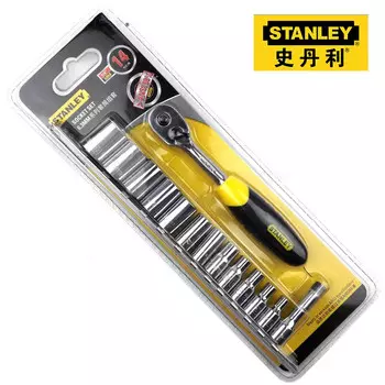 Набор торцевых ключей Stanley с храповым механизмом, 14 предметов, серия 6,3 мм, набор 95-321-1-23