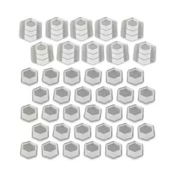 Набор товарных жетонов — прозрачный (40), Twilight Imperium 4th Edition Gaming Accessories (Litko Aerosystems)