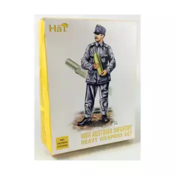 Набор тяжелого вооружения австрийской пехоты Первой мировой войны, Historical Plastic Military Figures - WWI (1:72) (Hat Industries)