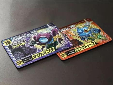 Набор Transformers No.17 Longtooth & No.18 Octopunch Set of 2 Limited Edition Character Cards Bandai Spirits