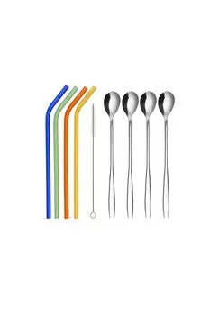 Набор трубочек для питья 9 шт., bunt