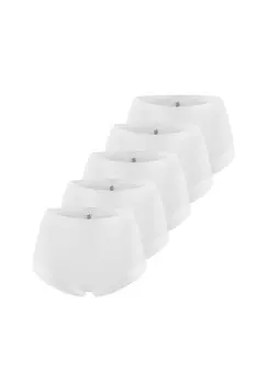 Набор трусов-брифов (5 шт) с тонкой ребристостью ESGE, белый