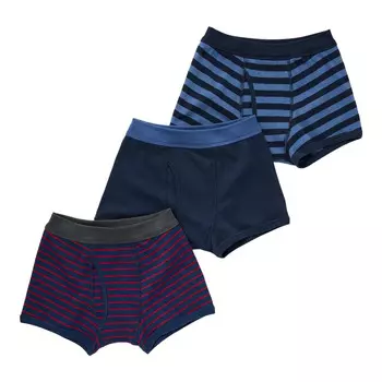 Набор трусов Uniqlo Boys Striped, синий/фиолетовый
