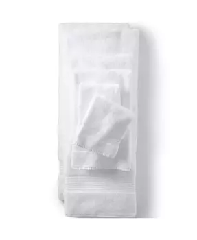 Набор турецких быстросохнущих хлопковых полотенец из 6 предметов Lands' End, белый