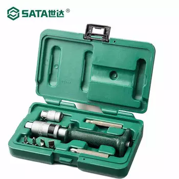 Набор ударных отверток SATA, 8 предметов. Крестообразная ударная отвертка 09603.