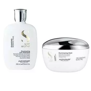 Набор уходовой косметики, 2 шт. Alfaparf, Semi Di Lino Diamond Illuminating