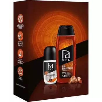 Набор уходовой косметики, 2 шт. Fa, Men Red Cedarwood