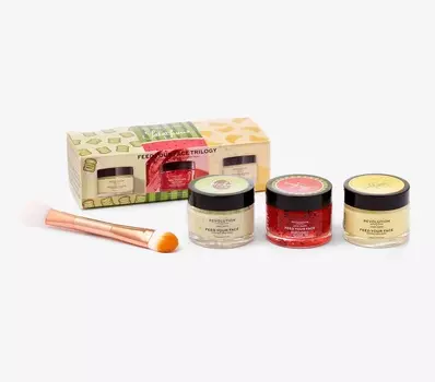 Набор уходовой косметики Revolution Skincare Jake-jamie Feed Your Face Trilogy, 150 мл, 4 предмета