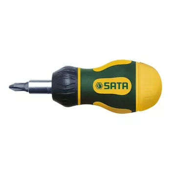 Набор ультракоротких отверток с храповым механизмом Shida, 6 предметов 09348 SATA