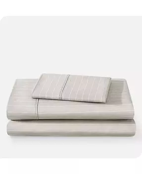 Набор ультрамягких простыней с двойной щеткой для печати Bare Home, бежевый