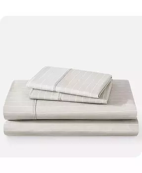 Набор ультрамягких простыней с двойной щеткой для печати Bare Home, бежевый