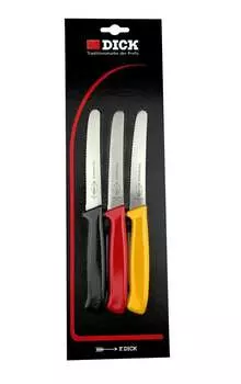 Набор универсальных ножей F. DICK Германия ProDynamic, 3 предм. Лезвие 12 см