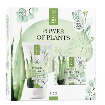 Набор увлажняющих кремов Power of Plants Aloe 50 мл + увлажняющий гель Assorted