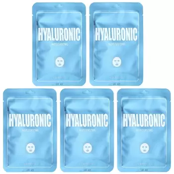 Набор увлажняющих тканевых масок Lapcos с гиалуроновой кислотой