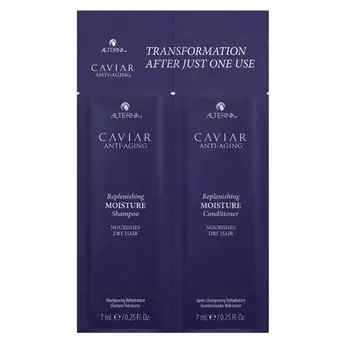 Набор увлажняющий и кондиционер для волос - шампунь и кондиционер, 7 мл Alterna Caviar anti-aging