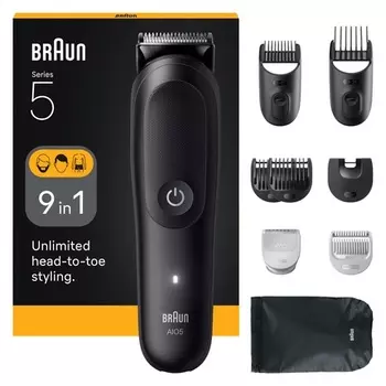 Набор «Все в одном» серии 5, 9-в-1 для ухода Aio5540 - черный Braun