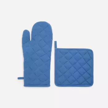 Набор варежек и прихваток Basic II. - El Corte Ingls, синий