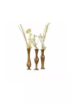 Набор ваз из 3-х кассий античное золото Loberon