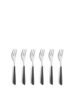 Набор вилок для торта Kuppels, темно-серый