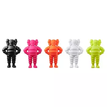 Набор виниловых фигурок Kaws Chum, черный/розовый/оранжевый/белый/желтый