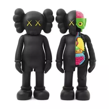 Набор виниловых фигурок KAWS Companion Flayed & Companion Open Edition Vinyl Figure, черный