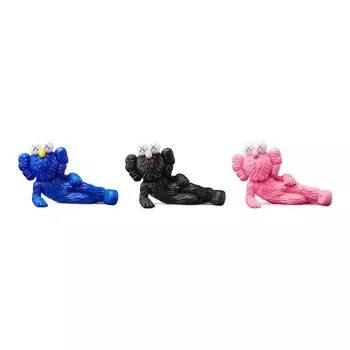 Набор виниловых фигурок Kaws Time Off, синий/черный/розовый