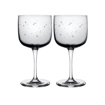 Набор винных бокалов Winter Glow, 2 предмета like. by Villeroy & Boch, серый/прозрачный