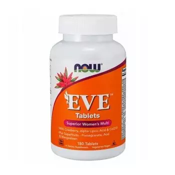 Набор витаминов и минералов для женщин Now Foods Eve Womens Multiple Vitamin Tabletki, 180 шт