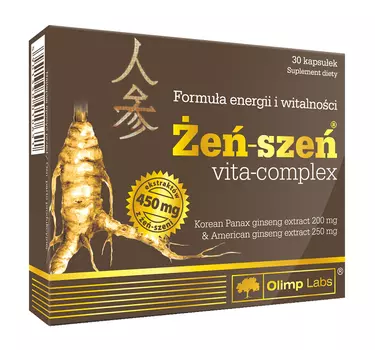 Набор витаминов и минералов с женьшенем Olimp e-Sze Vita Complex, 30 шт