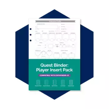 Набор вкладышей в переплет квестов — игрок (PF2), Roll & Play